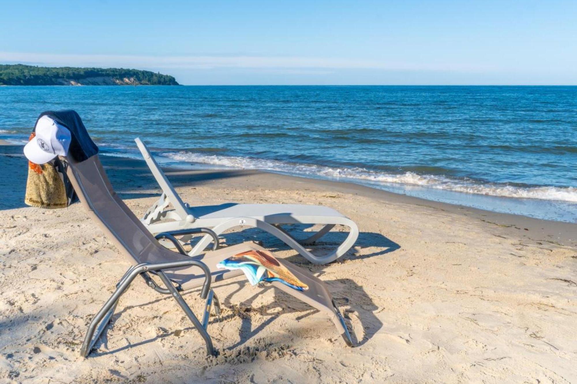 Traumhaftes Appartement - Odins Blick Wohnung 13 , Sauna Und Privatstrand, Blick Zur Ostsee Lobbe Exterior foto